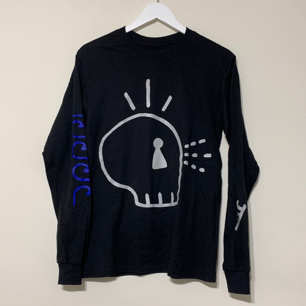 🔥 RARE! Gucci Ghost Trevor “Trouble” Andrew Milk NYC L/S Black Shirt